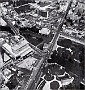 Corso del Popolo dall'Arena alla Stazione Ferroviaria veduta aerea 1973.(da Pd Ritratto di una città) (Adriano Danieli)